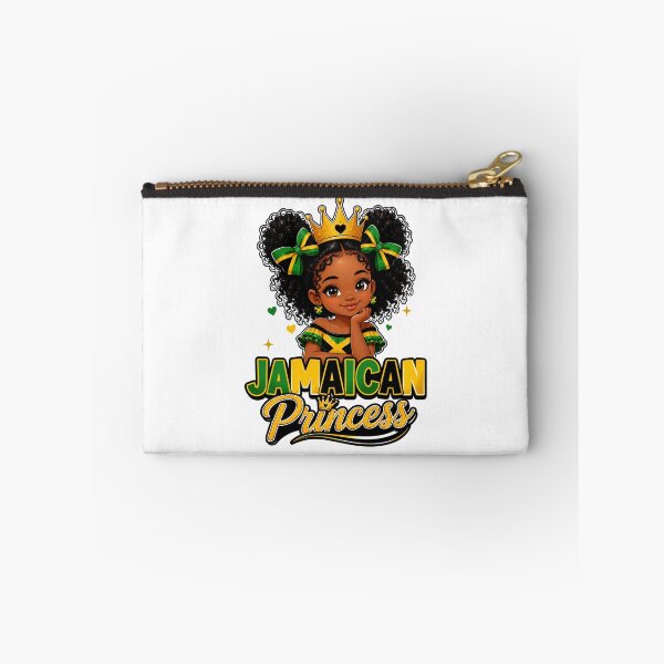 Item preview, Jamaican Princess Jamaica Flag Crown Girl designed and sold by WeirdlyMild.