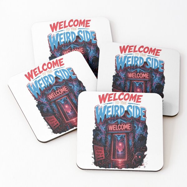 Item preview, Welcome to the Weird Side | Funny Quirky Typography T-Shirt designed and sold by rushaib.