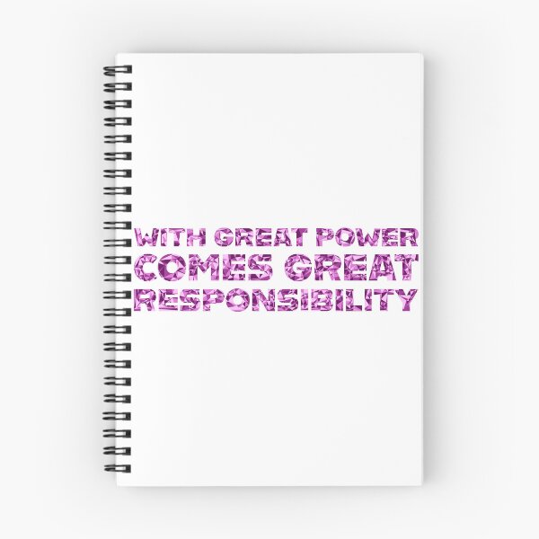 Item preview, "With Great Power Comes Great Responsibilty" Inspirational Quote Pink Triangular Mosaic Design designed and sold by DymondDesigns.