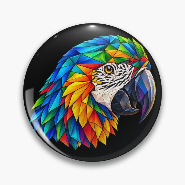Item preview, Colorful Geometric Parrot | Abstract Tropical Art for Nature Lovers designed and sold by Geometric Art..