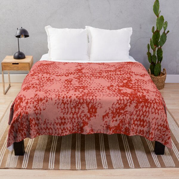 Item preview, Modern Distressed Python Print Pattern | Light Red designed and sold by Frohyou.