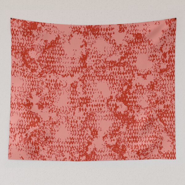 Item preview, Modern Distressed Python Print Pattern | Light Red designed and sold by Frohyou.
