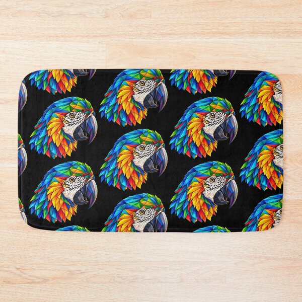 Item preview, Loro geométrico colorido | Arte tropical abstracto para amantes de la naturaleza designed and sold by Geometric Art..