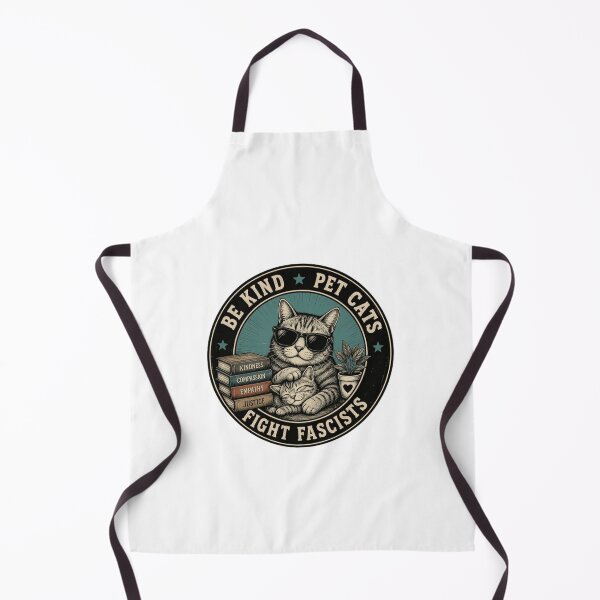 Item preview, Be Kind Pet Cats Fight Fascists Cat Lover Activist Social Justice designed and sold by HumansStuck12.