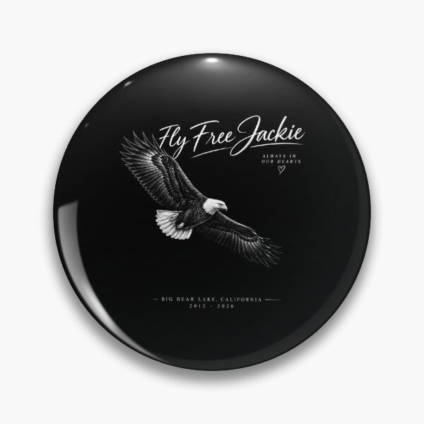 Item preview, Jackie Forever Our Queen, Big Bear Bald Eagle, Jackie Memorial designed and sold by WildHeartsStore.