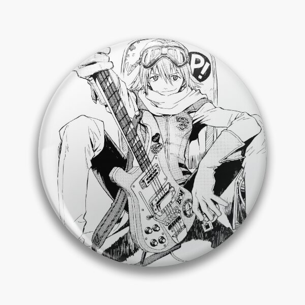 Artikelvorschau, FLCL Haruko Haruhara Monochrome Illustration entworfen und verkauft von Fire TheMann.