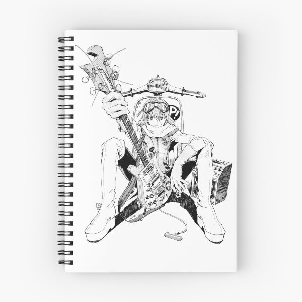 Item preview, FLCL Haruko Haruhara Monochrome Illustration designed and sold by Fire TheMann.