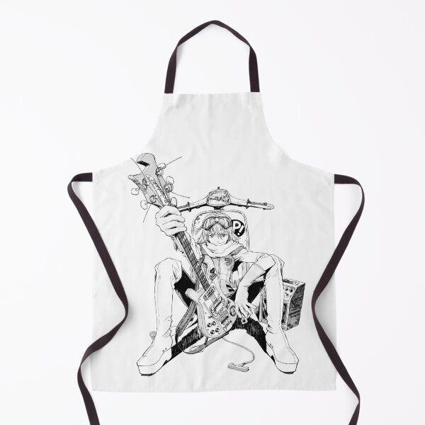 Item preview, FLCL Haruko Haruhara Monochrome Illustration designed and sold by Fire TheMann.