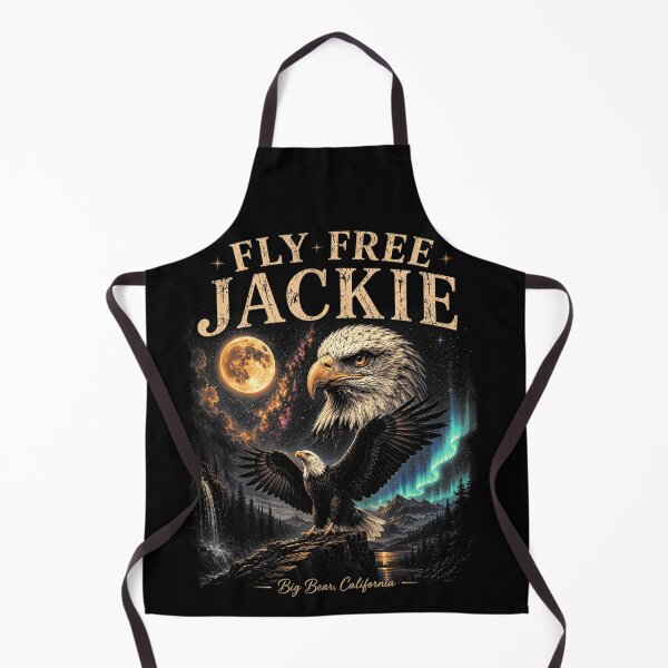 Item preview, Fly Free Jackie Big Bear California Bald Eagle Tribute designed and sold by NoeValdric.