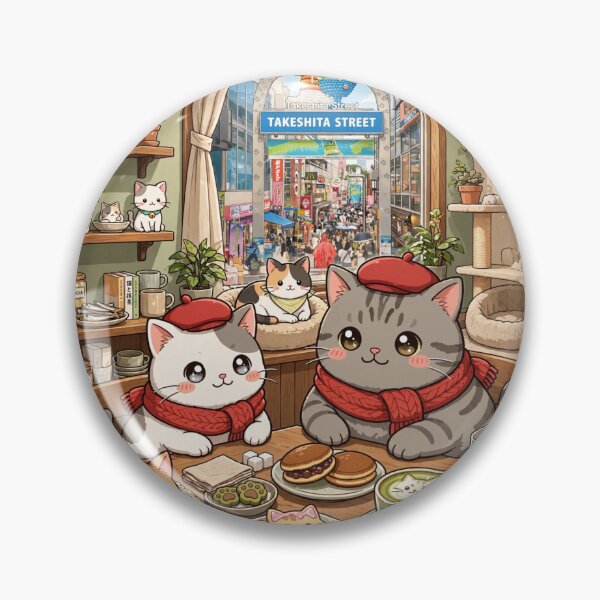 Item preview, Kawaii Cats Harajuku Takeshita Street Cafe - Freda and Junior Tokyo designed and sold by MAISON SYLVIE.