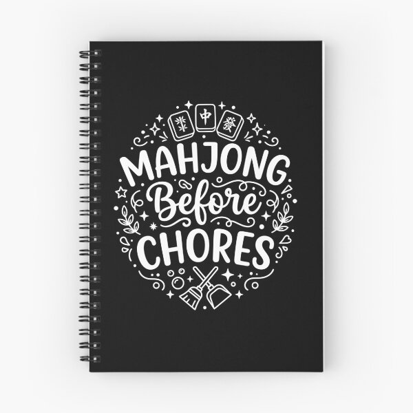 Item preview, Mahjong Before Chores Funny Mahjong Lover designed and sold by designclub.