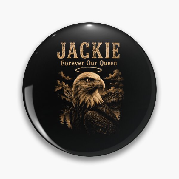 Item preview, Jackie Forever Our Queen, Big Bear Bald Eagle, Jackie Memorial designed and sold by WildHeartsStore.