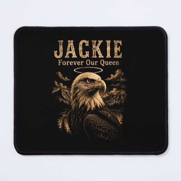 Item preview, Jackie Forever Our Queen, Big Bear Bald Eagle, Jackie Memorial designed and sold by WildHeartsStore.