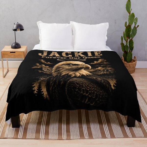 Item preview, Jackie Forever Our Queen, Big Bear Bald Eagle, Jackie Memorial designed and sold by WildHeartsStore.