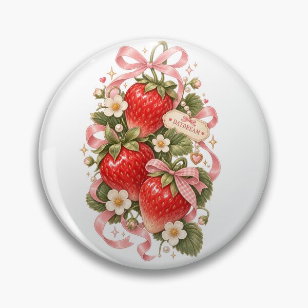 Item preview, Strawberry Daydream Cute Aesthetic designed and sold by Doodle Souq.