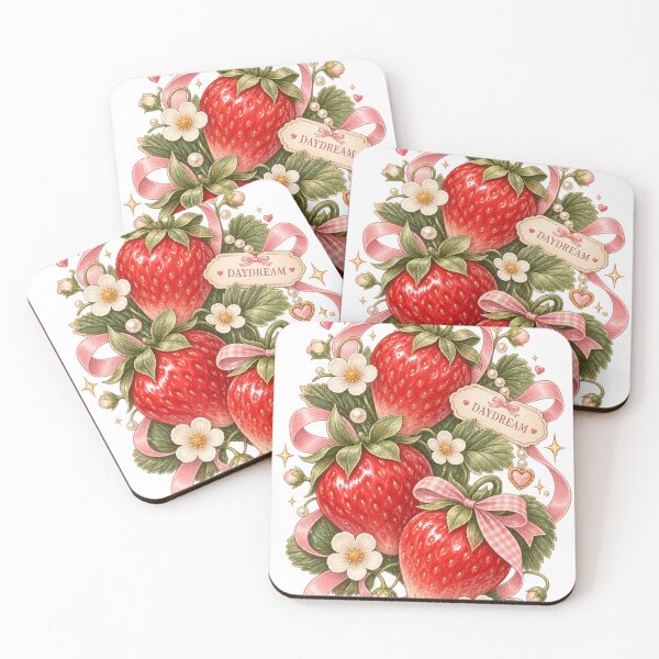 Item preview, Strawberry Daydream Cute Aesthetic designed and sold by Doodle Souq.