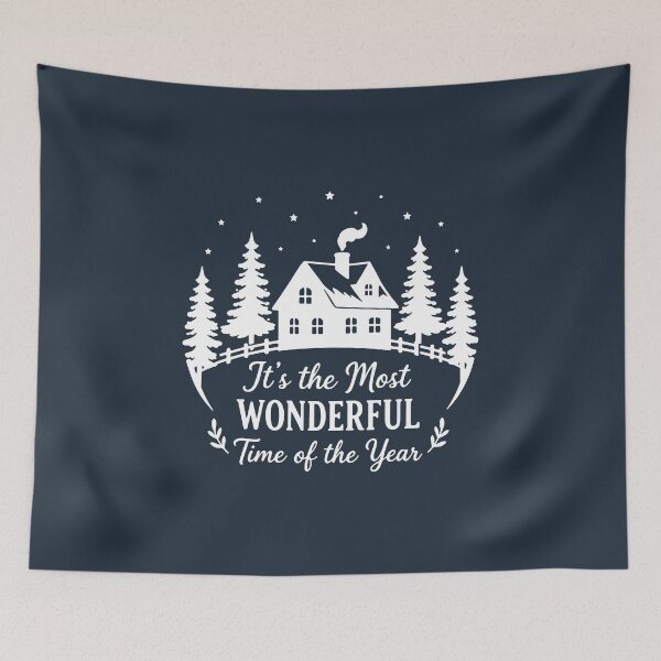 Item preview, It's the Most Wonderful Time of the Year – Festive Holiday Art designed and sold by Tklezardesigns.
