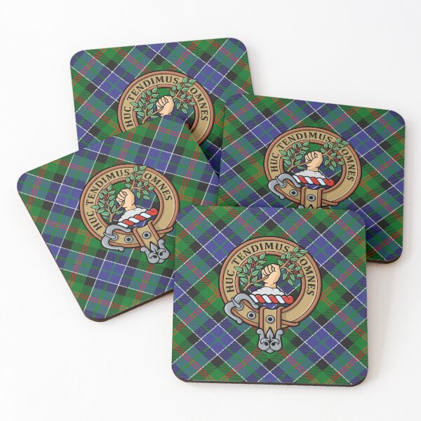 Item preview, Clan Paterson Crest over Tartan designed and sold by sifis.