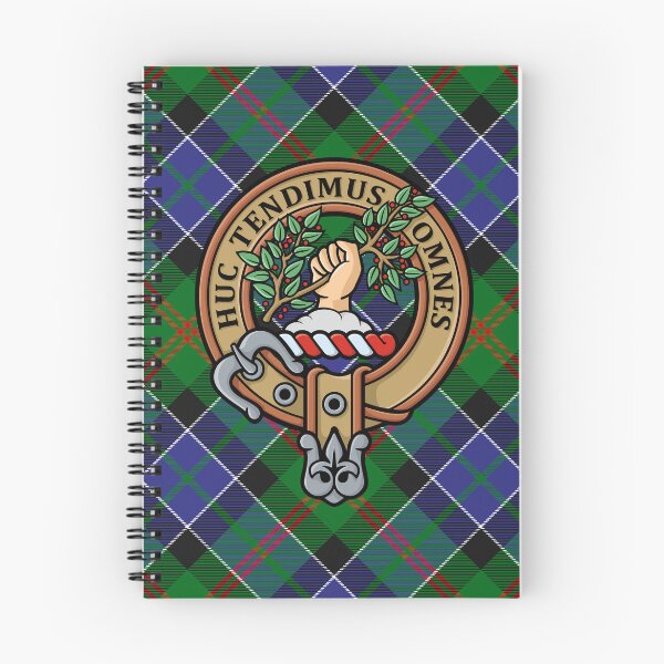 Artikelvorschau, Wappen des Clan Paterson über Tartan entworfen und verkauft von sifis.