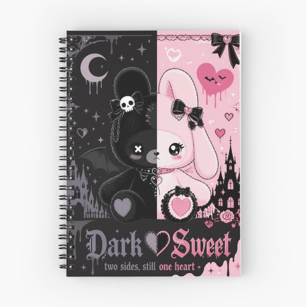Item preview, Dark Sweet Pastel Goth Twins designed and sold by ERODED SELF.