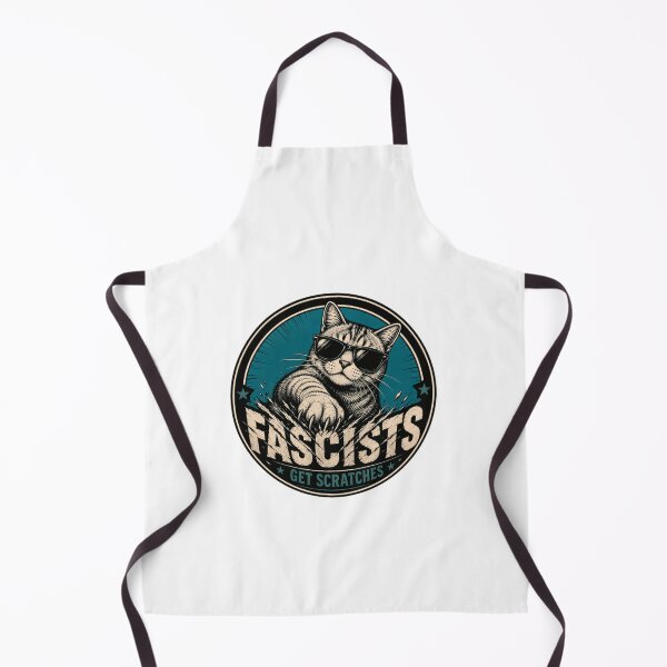 Item preview, Fascists Get Scratches Anti Fascist Political Activist Cat Lover designed and sold by HumansStuck12.