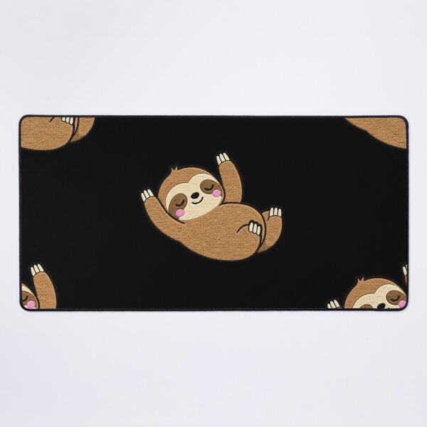 Item preview, Lazy Sloth Kawaii Embroidery Patch Illustration designed and sold by ColorSplash123.