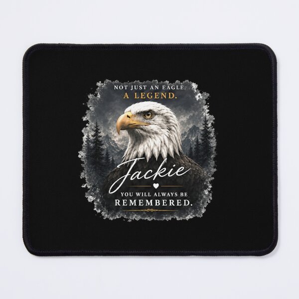 Item preview, Jackie Memorial, Not Just an Eagle A Legend, Jackie Bald Eagle designed and sold by WildHeartsStore.