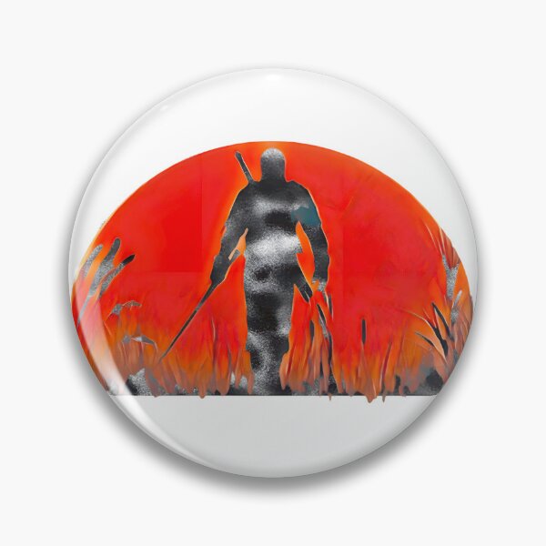 Item preview, Wanderer Silhouette Under Crimson Sky ⭐⭐⭐⭐⭐ designed and sold by younhimself.