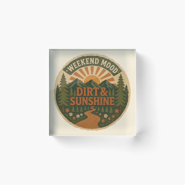 Item preview, Weekend Mood Dirt and Sunshine Landscape designed and sold by ITCHAWAWAA.