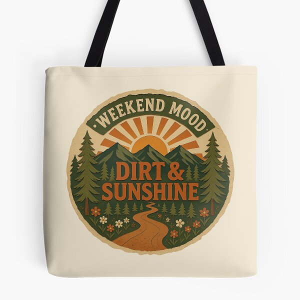 Item preview, Weekend Mood Dirt and Sunshine Landscape designed and sold by ITCHAWAWAA.