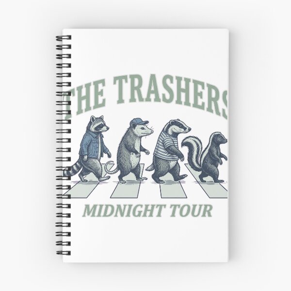 Item preview, Midnight Tour Nocturnal Animals Crosswalk Vintage Engraving T-Shirt designed and sold by KIDEnia.
