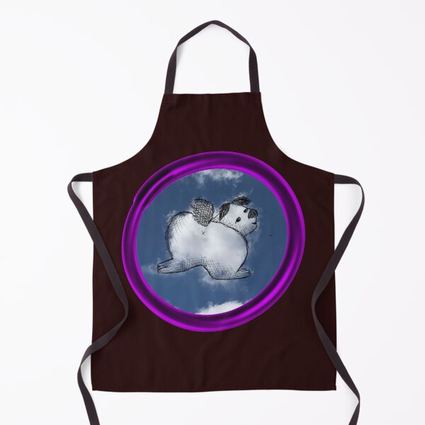 Item preview, Cloud looks like dog showing it’s butt drawing designed and sold by QueenOfCorn.