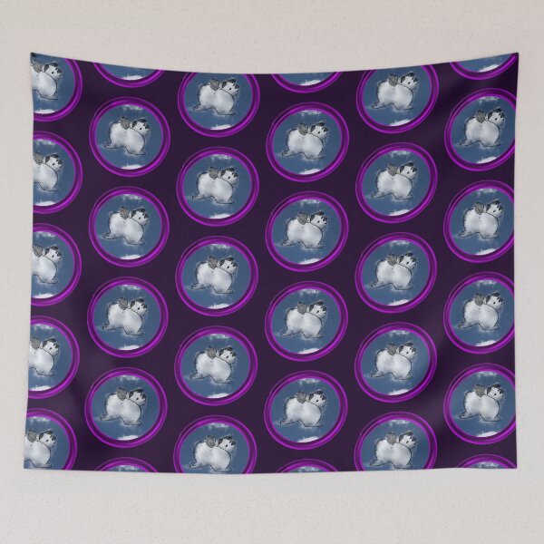 Item preview, Cloud looks like dog showing it’s butt drawing  designed and sold by QueenOfCorn.