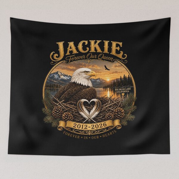 Item preview, Jackie Shadow Bald Eagle, Fly High Jackie designed and sold by WildHeartsStore.