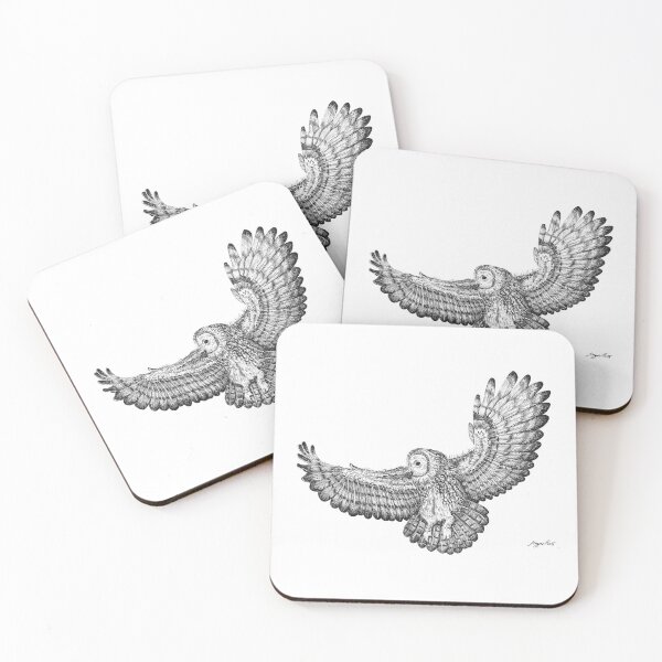Item preview, Tawny Owl Ink Illustration  designed and sold by Magpie Prints.
