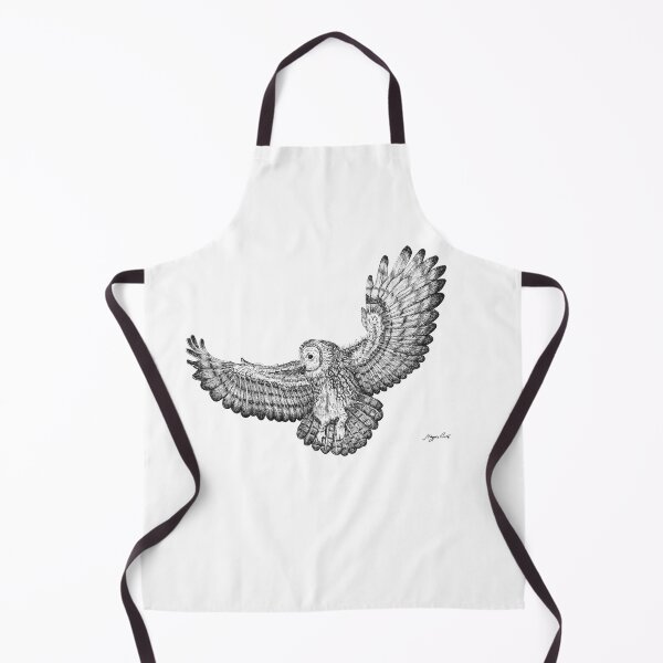 Item preview, Tawny Owl Ink Illustration designed and sold by Magpie Prints.