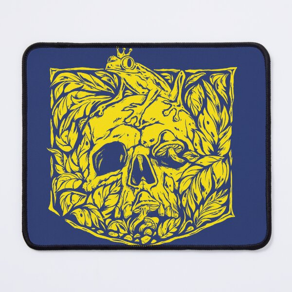 Item preview, Forest King — Psychedelic Skull & Frog | Dark Nature Art designed and sold by Twisted Tales by Dr. Agu.