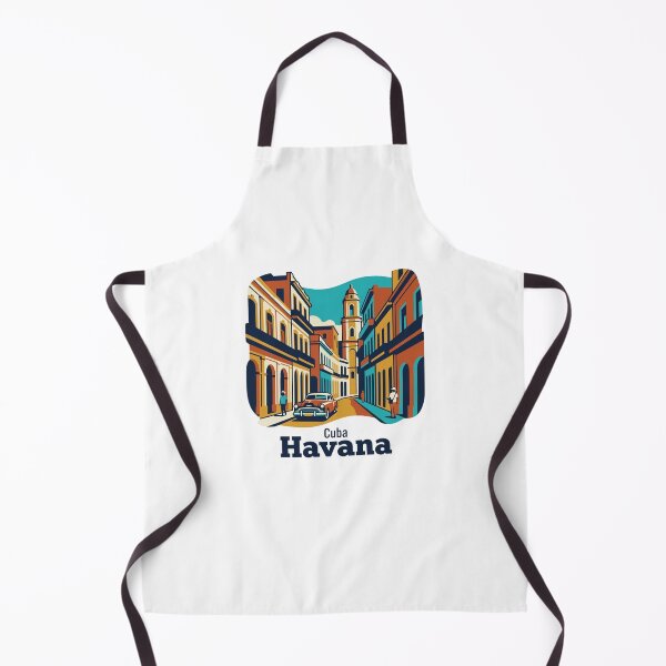 Item preview, Havana Old City Bold Retro Graphic Travel Art designed and sold by Inkworksbyshery.