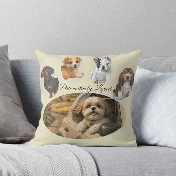 Item preview, Paw-sitively Loved — Dog Lover Illustration designed and sold by Charlie's Pop-Up.