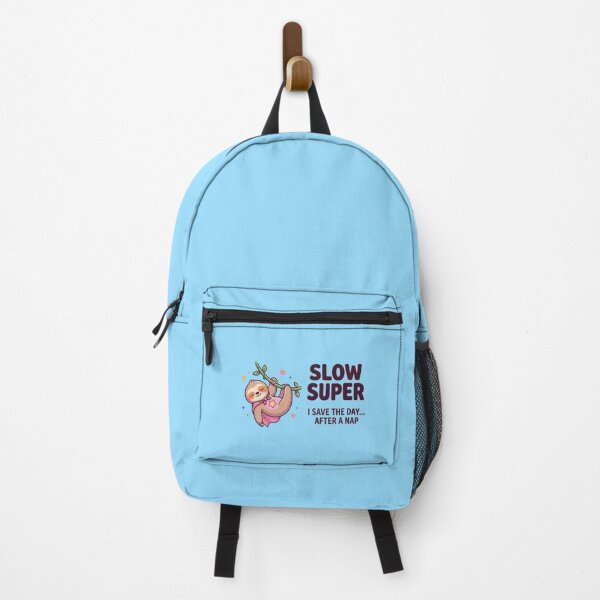 Item preview, Slow Super I Save The Day After A Nap Cute Superhero Sloth designed and sold by Amir Faysal.