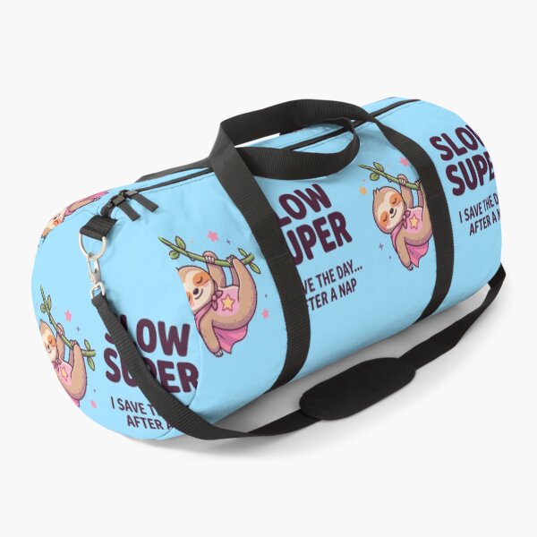 Item preview, Slow Super I Save The Day After A Nap Cute Superhero Sloth designed and sold by Amir Faysal.