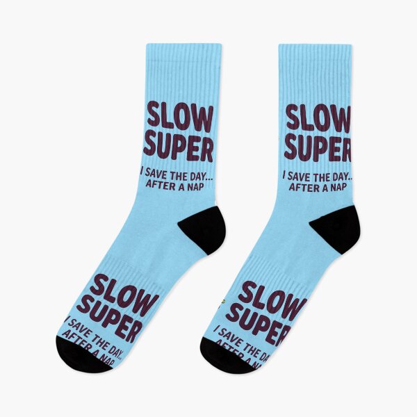 Item preview, Slow Super I Save The Day After A Nap Cute Superhero Sloth designed and sold by Amir Faysal.