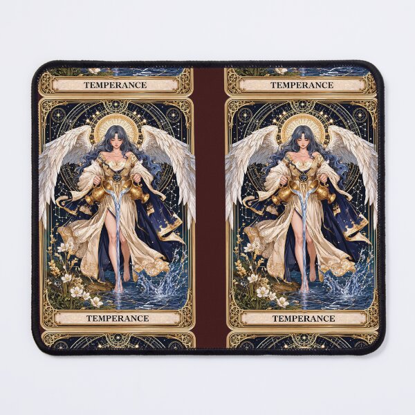 Item preview, Temperance Tarot Angel Water Alchemy designed and sold by MythicMood.