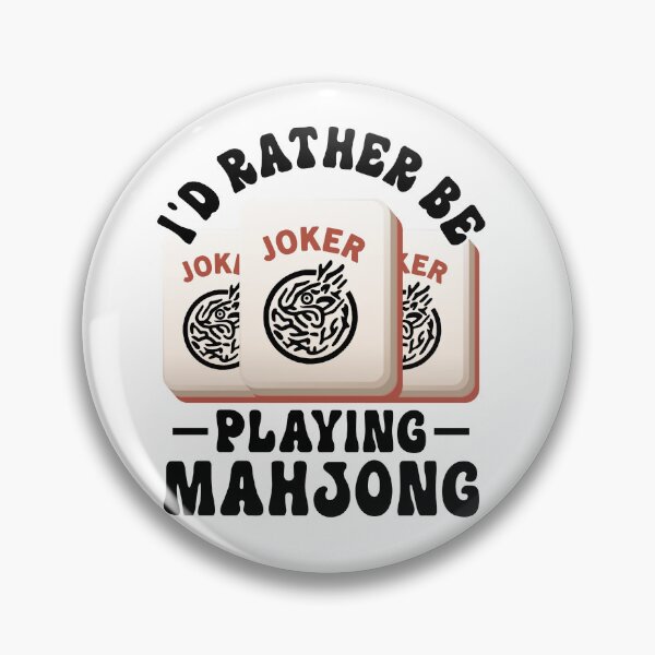 Item preview, I'd Rather Be Playing Mahjong Funny Mahjong designed and sold by designclub.