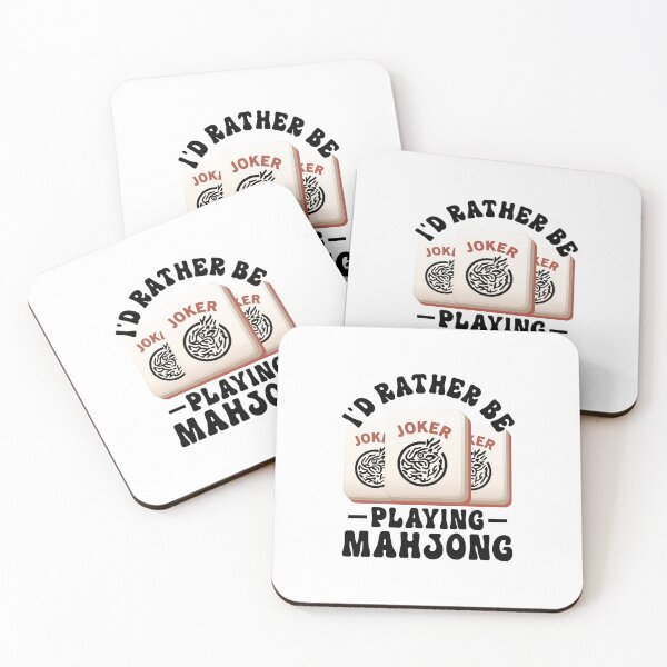 Item preview, I'd Rather Be Playing Mahjong Funny Mahjong designed and sold by designclub.
