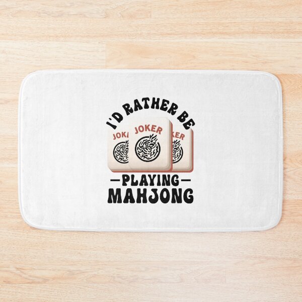 Item preview, I'd Rather Be Playing Mahjong Funny Mahjong designed and sold by designclub.