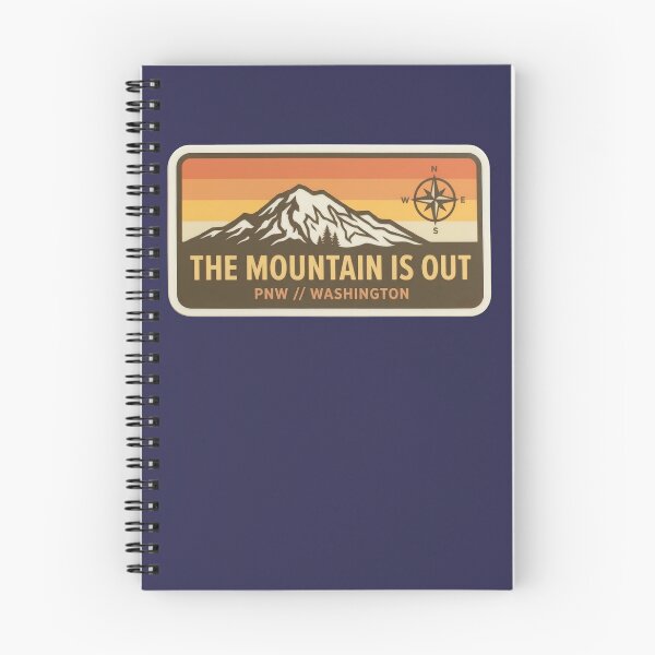 Item preview, The Mountain Is Out Vintage PNW Washington State Mount Rainier designed and sold by LittleArij.