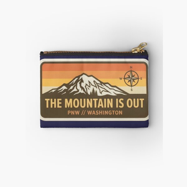 Item preview, The Mountain Is Out Vintage PNW Washington State Mount Rainier designed and sold by LittleArij.