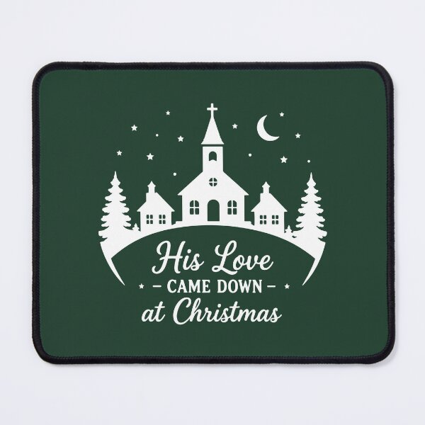 Item preview, His Love Came Down at Christmas – Festive Holiday Art designed and sold by Tklezardesigns.