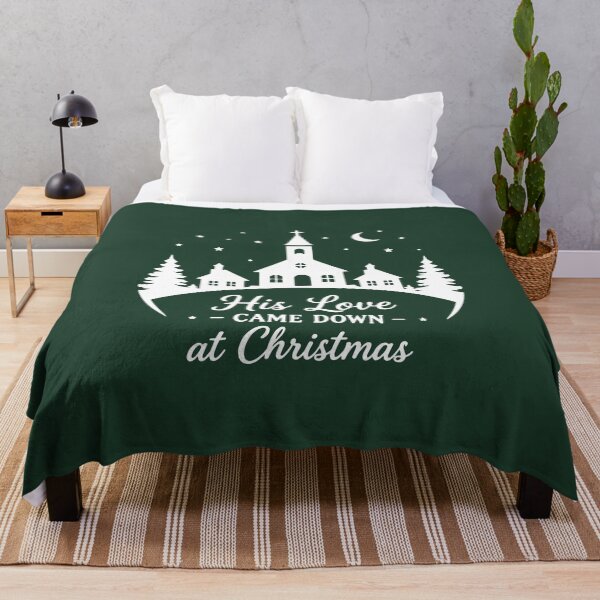 Item preview, His Love Came Down at Christmas – Festive Holiday Art designed and sold by Tklezardesigns.